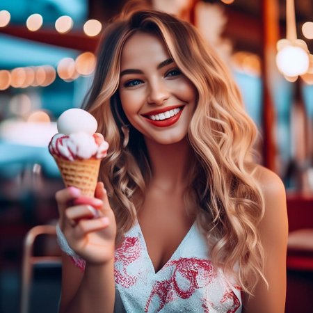 Фотосессия с мороженым