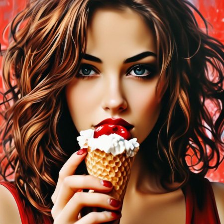 Мороженое арт