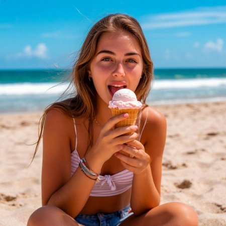 Есть мороженое
