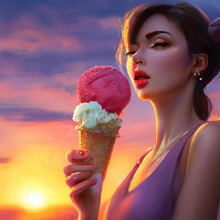 Мороженое красивое