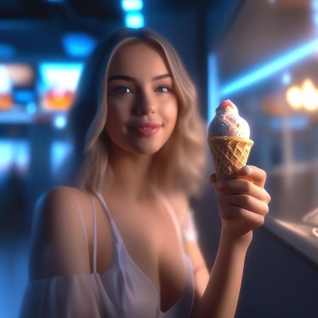 Девушка в прозрачной