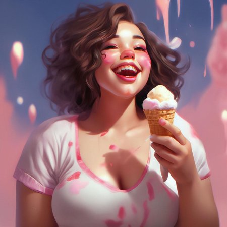 Пышная девушка