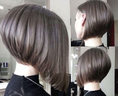 Стрижка боб каре на средние волосы