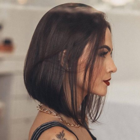 Длинный боб стрижка