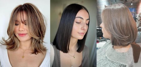 Модные стрижки до плеч