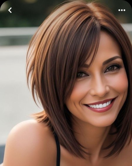 Средние прически женские