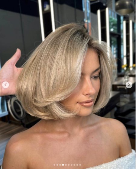 Каре на блонд