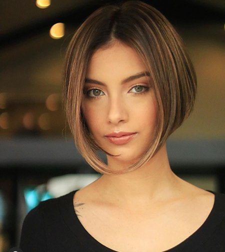 Стрижки женские без челки