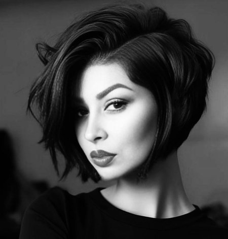 Стильная прическа