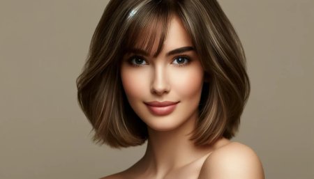 Модная стрижка женская на средние волосы