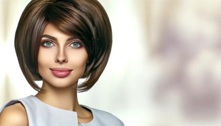 Стрижка на средние волосы женские