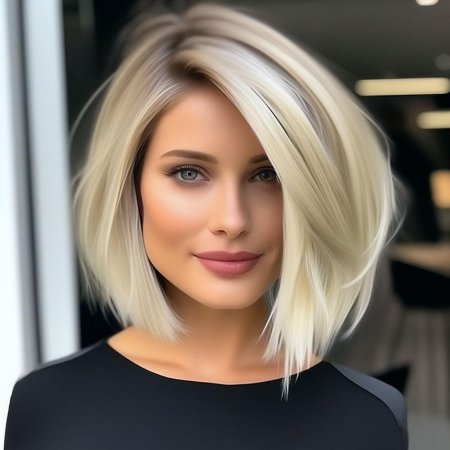 Блонд на каре