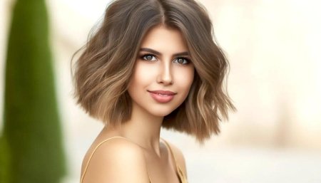 Женская стрижка на средние волосы