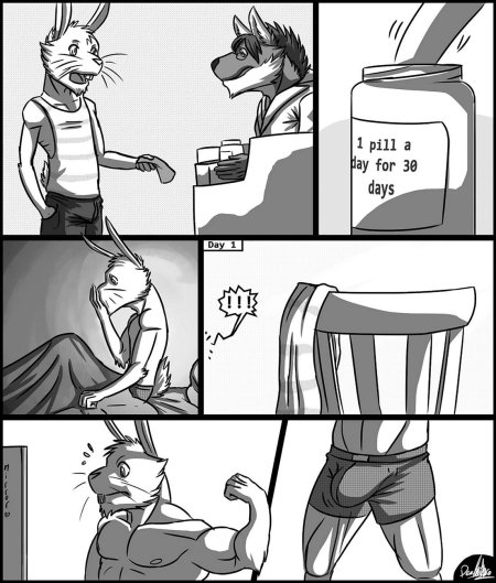 Яой комикс по tiny Bunny