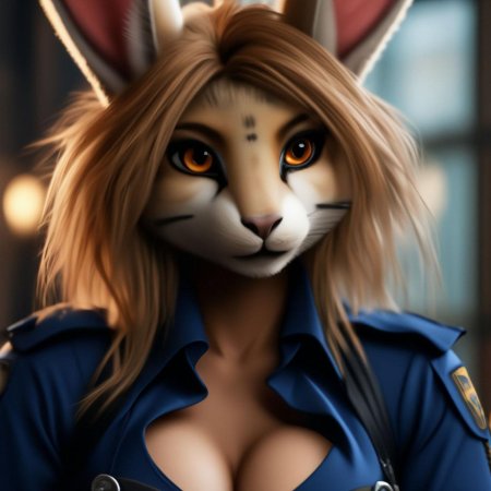 Девушка фурри