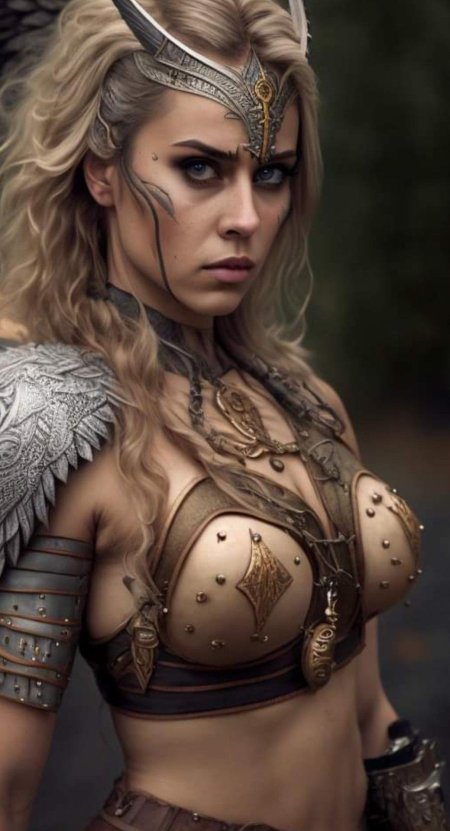 Девушка воительница