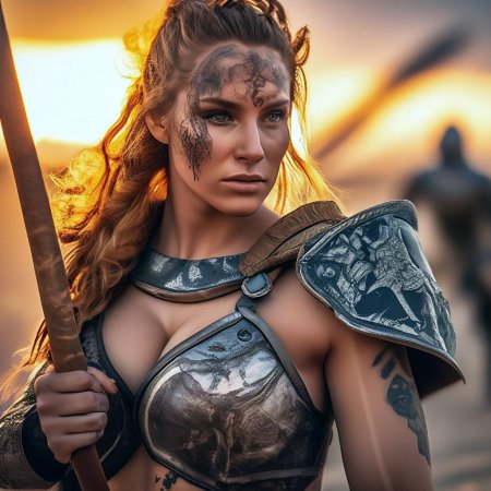 Девушка воин