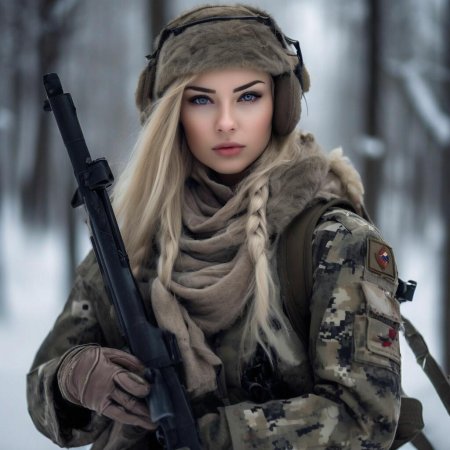 Девушка снайпер