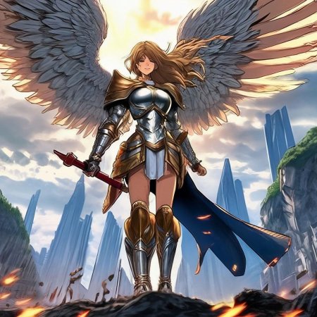 Аниме воительница