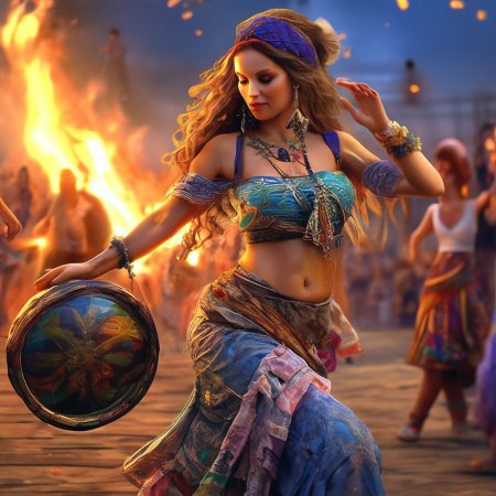 Танец девушки