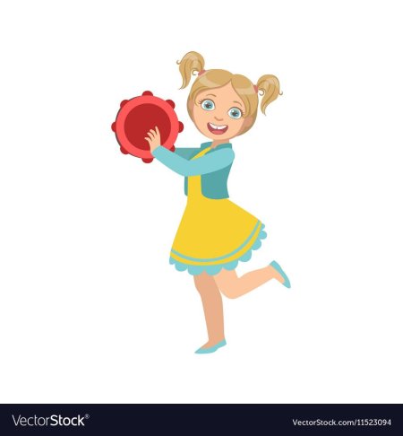 Рисование девочка пляшет