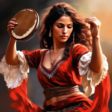 Красивая цыганка