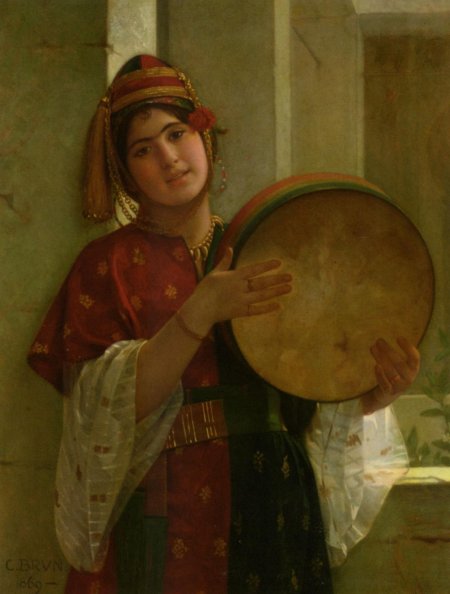 Художник Guillaume Charles Brun