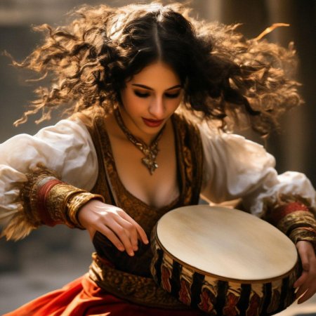 Танец с бубнами