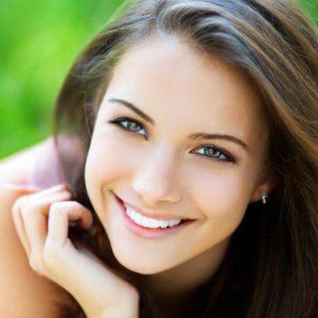 Улыбка девушка