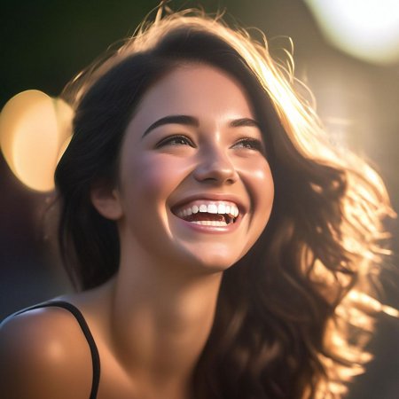 Девушка с красивой улыбкой