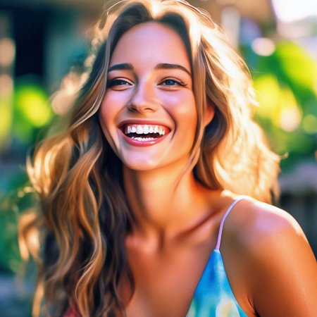 Улыбка красивая