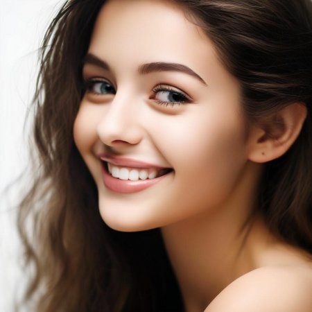 Девушка с красивой улыбкой