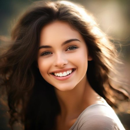 Улыбка девушка