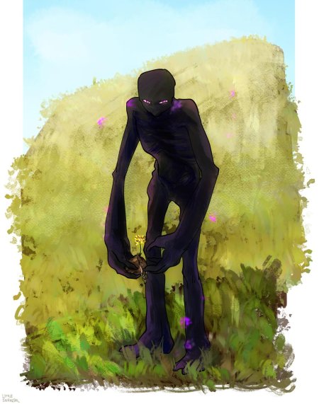 Майнкрафт эндермен в реальной жизни