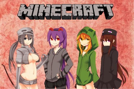 Майнкрафт девушка