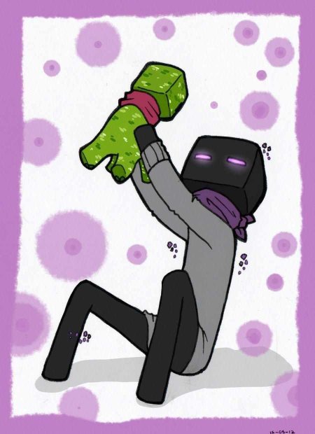 Майнкрафт ЭНДЕРМЕН И КРИПЕР