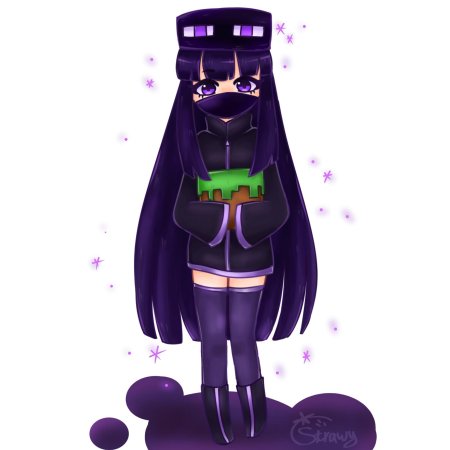 Аниме майнкрафт эндермен