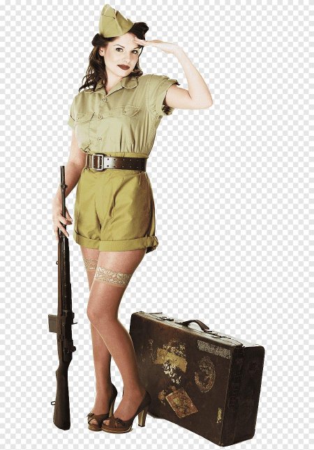 Девушки военные