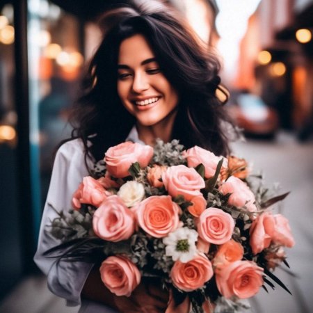 Счастливая девушка