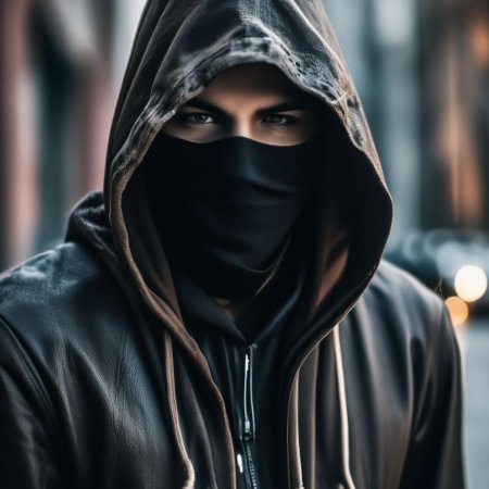 Парень в маске