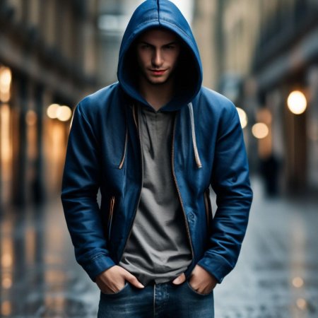 Парень в толстовке