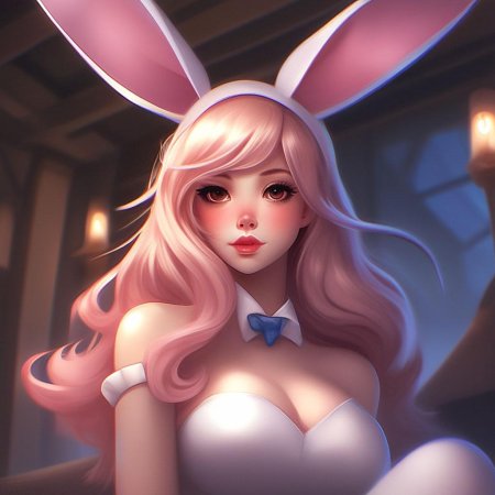 Девушка кролик