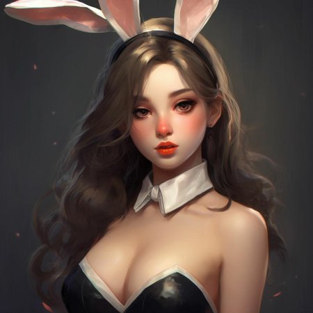 Кролик девушка