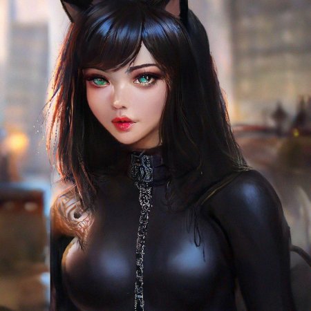 Девочка кошка