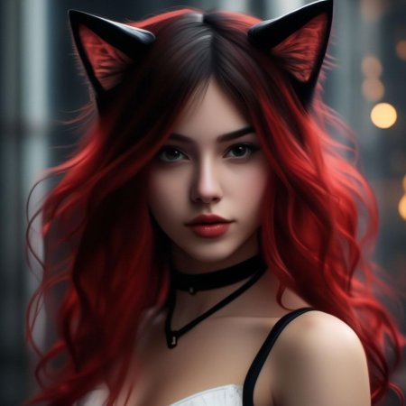 Девочка кошечка