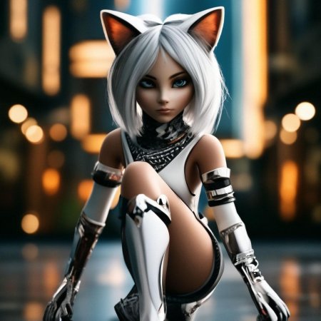 Девушка робот