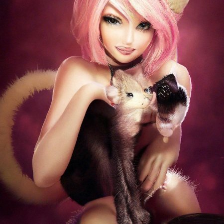 Киса девушка