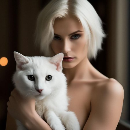 Девушка блондинка с каре