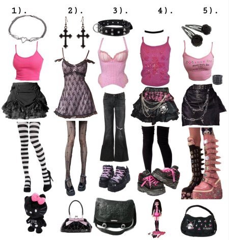 Стиль mall goth одежда
