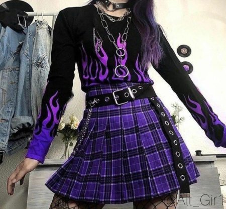 Стиль эмо в одежде для девушек
